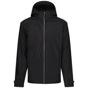 Regatta Mens Erasmus 4 In 1 Soft Shell Jacket / Black